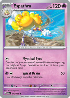 Espathra z edície Surging Sparks, karta č.95