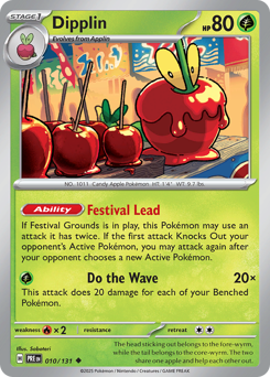 Dipplin z edície Prismatic Evolutions, karta č.10
