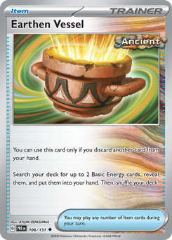 Earthen Vessel z edície Prismatic Evolutions, karta č.106