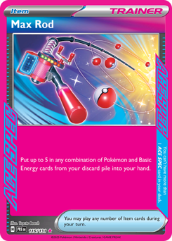 Max Rod z edície Prismatic Evolutions, karta č.116