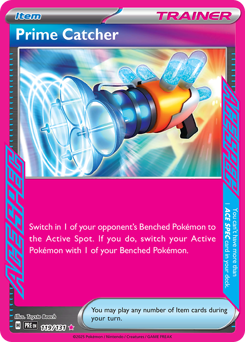 Prime Catcher z edície Prismatic Evolutions, karta č.119