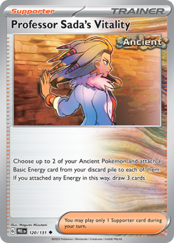 Professor Sada's Vitality z edície Prismatic Evolutions, karta č.120