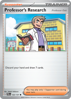Professor's Research z edície Prismatic Evolutions, karta č.122