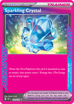 Sparkling Crystal z edície Prismatic Evolutions, karta č.129
