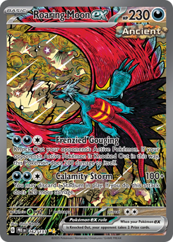 Roaring Moon ex z edície Prismatic Evolutions, karta č.162