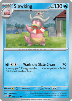 Slowking z edície Prismatic Evolutions, karta č.19