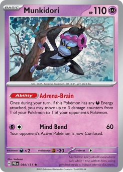 Munkidori z edície Prismatic Evolutions, karta č.44