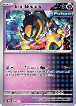 Iron Boulder z edície Prismatic Evolutions, karta č.46