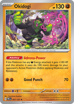 Okidogi z edície Prismatic Evolutions, karta č.57