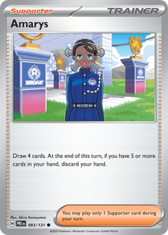 Amarys z edície Prismatic Evolutions, karta č.93