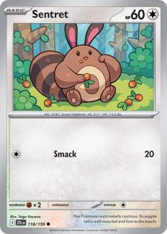 Sentret z edície Journey Together, karta č.118
