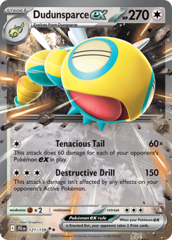 Dudunsparce ex z edície Journey Together, karta č.121