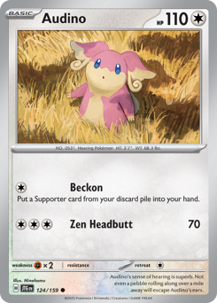 Audino z edície Journey Together, karta č.124