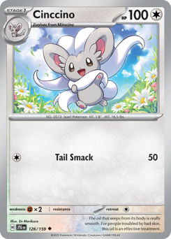 Cinccino z edície Journey Together, karta č.126