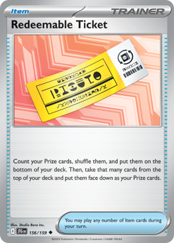 Redeemable Ticket z edície Journey Together, karta č.156