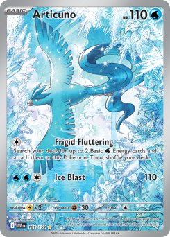 Articuno z edície Journey Together, karta č.161