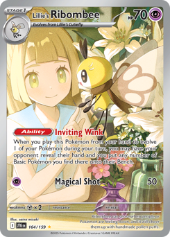 Lillie's Ribombee z edície Journey Together, karta č.164