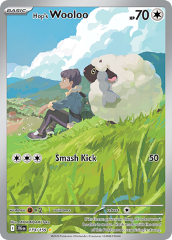 Hop's Wooloo z edície Journey Together, karta č.170