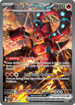 Volcanion ex z edície Journey Together, karta č.182