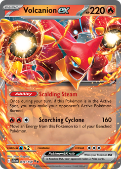 Volcanion ex z edície Journey Together, karta č.31