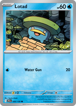 Lotad z edície Journey Together, karta č.35