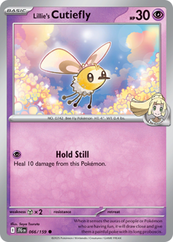 Lillie's Cutiefly z edície Journey Together, karta č.66