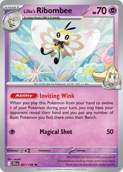 Lillie's Ribombee z edície Journey Together, karta č.67
