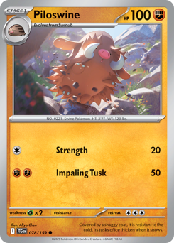 Piloswine z edície Journey Together, karta č.78