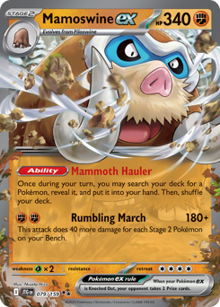 Mamoswine ex z edície Journey Together, karta č.79