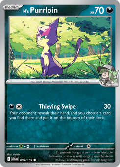 N's Purrloin z edície Journey Together, karta č.96