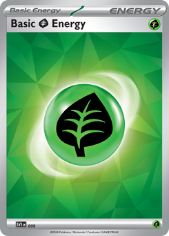 Basic Grass Energy z edície Scarlet & Violet Energies, karta č.9