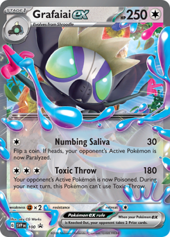 Grafaiai ex z edície Scarlet & Violet Black Star Promos, karta č.100