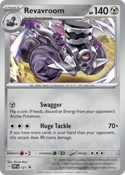 Revavroom z edície Scarlet & Violet Black Star Promos, karta č.121