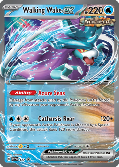 Walking Wake ex z edície Scarlet & Violet Black Star Promos, karta č.127