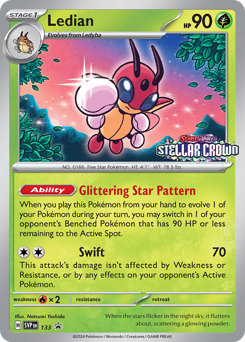Ledian z edície Scarlet & Violet Black Star Promos, karta č.133