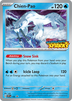 Chien-Pao z edície Scarlet & Violet Black Star Promos, karta č.152