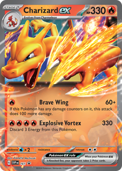 Charizard ex z edície Scarlet & Violet Black Star Promos, karta č.161