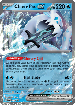 Chien-Pao ex z edície Scarlet & Violet Black Star Promos, karta č.30
