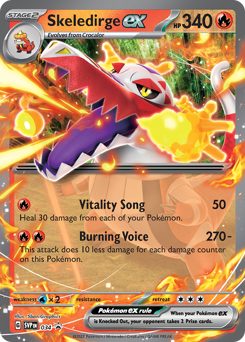 Skeledirge ex z edície Scarlet & Violet Black Star Promos, karta č.34