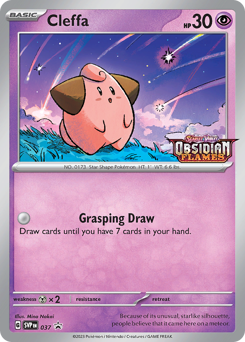 Cleffa z edície Scarlet & Violet Black Star Promos, karta č.37