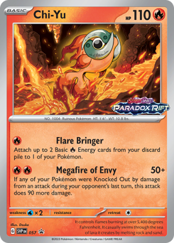 Chi-Yu z edície Scarlet & Violet Black Star Promos, karta č.57