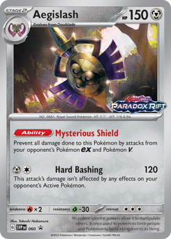 Aegislash z edície Scarlet & Violet Black Star Promos, karta č.60