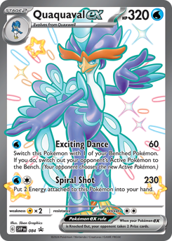 Quaquaval ex z edície Scarlet & Violet Black Star Promos, karta č.84