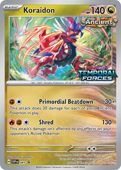 Koraidon z edície Scarlet & Violet Black Star Promos, karta č.91