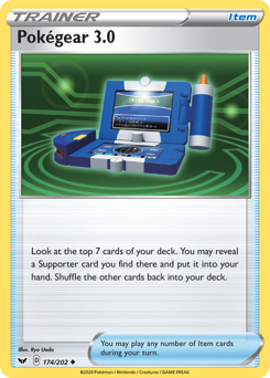 Pokégear 3.0 z edície Sword & Shield, karta č.174