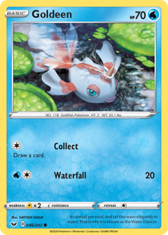 Goldeen z edície Sword & Shield, karta č.46