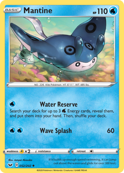 Mantine z edície Sword & Shield, karta č.52