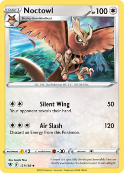 Noctowl z edície Astral Radiance, karta č.121