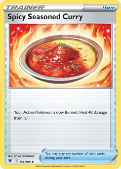 Spicy Seasoned Curry z edície Astral Radiance, karta č.151