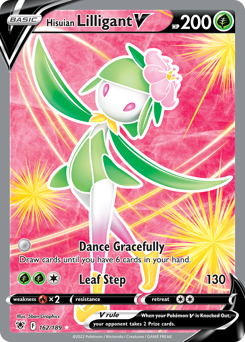 Hisuian Lilligant V z edície Astral Radiance, karta č.162
